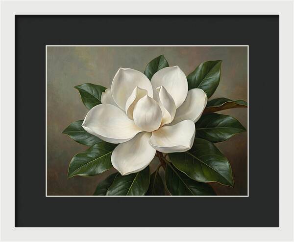Magnificent White Magnolia