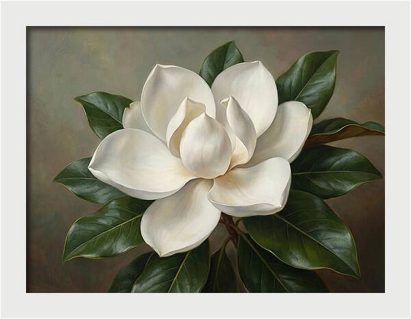 Magnificent White Magnolia