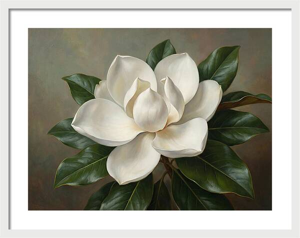 Magnificent White Magnolia