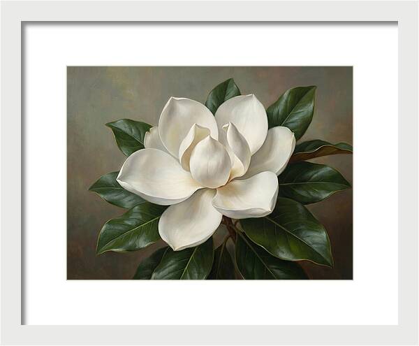 Magnificent White Magnolia