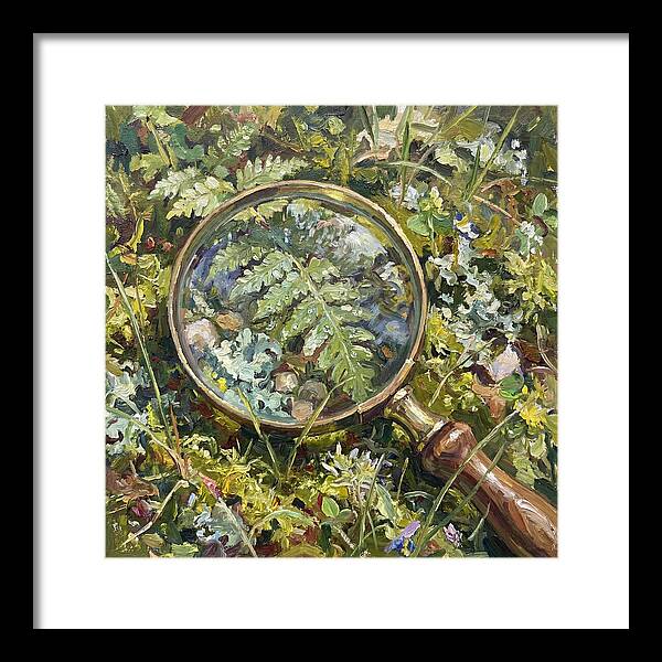 Magnifying Glass Among Nature