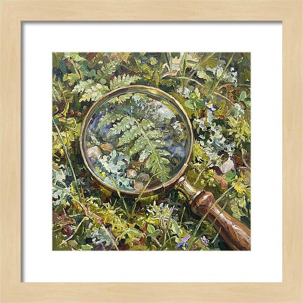 Magnifying Glass Among Nature