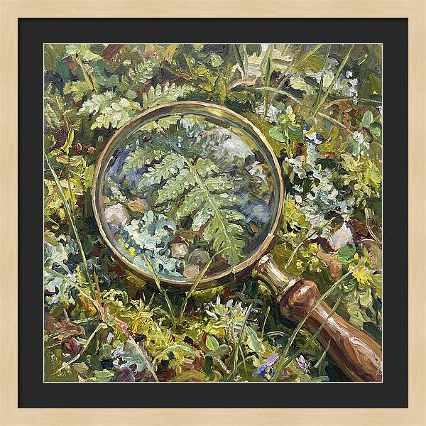 Magnifying Glass Among Nature