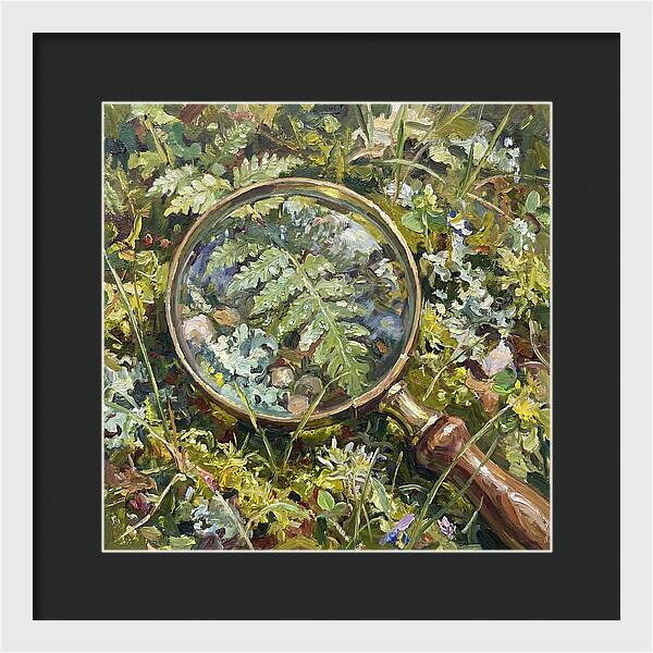 Magnifying Glass Among Nature
