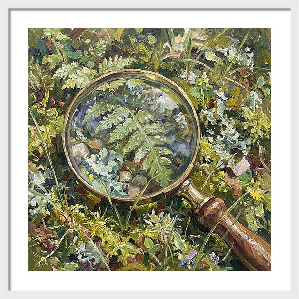 Magnifying Glass Among Nature