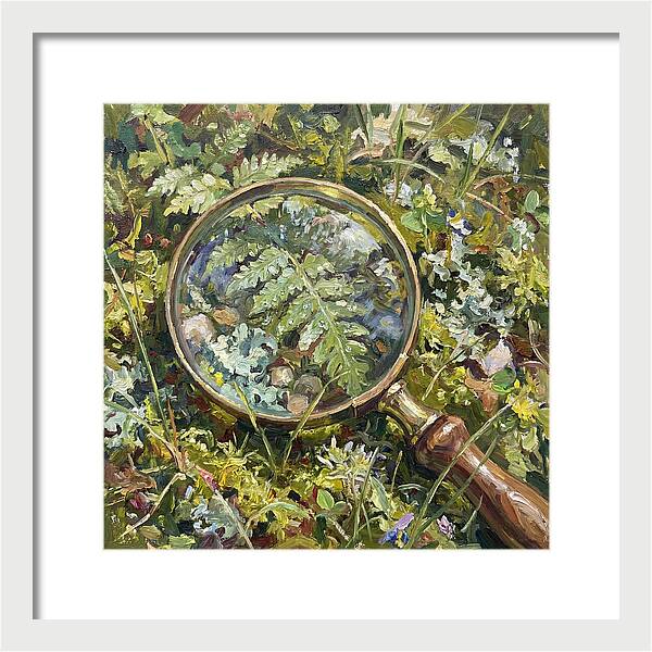 Magnifying Glass Among Nature