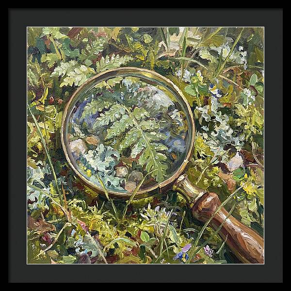 Magnifying Glass Among Nature