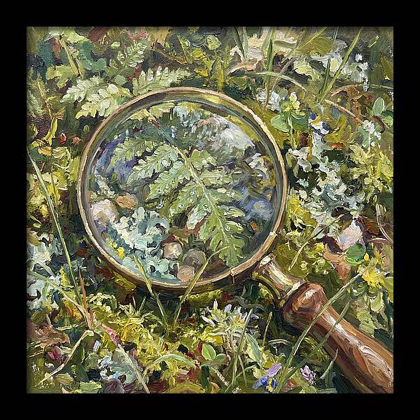 Magnifying Glass Among Nature
