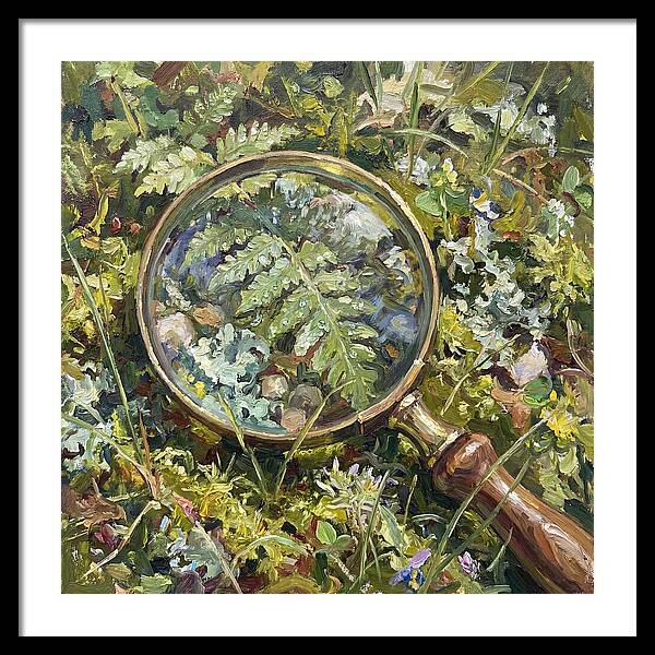 Magnifying Glass Among Nature