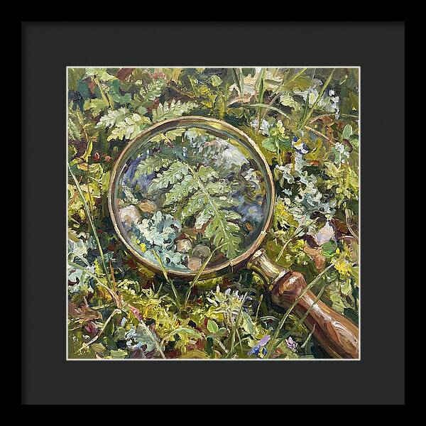 Magnifying Glass Among Nature