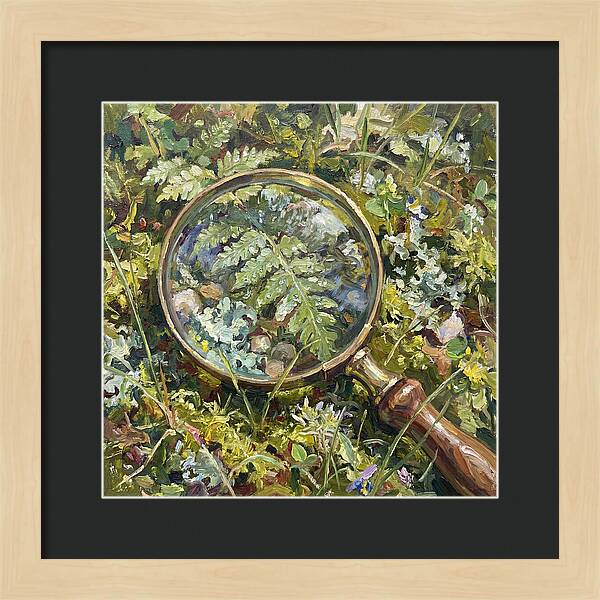 Magnifying Glass Among Nature
