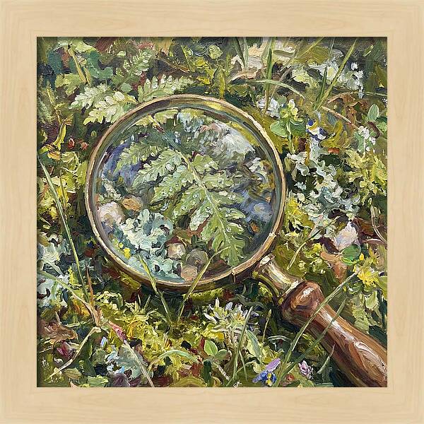 Magnifying Glass Among Nature