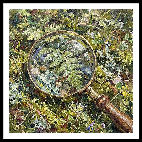 Magnifying Glass Among Nature