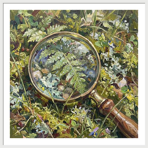 Magnifying Glass Among Nature