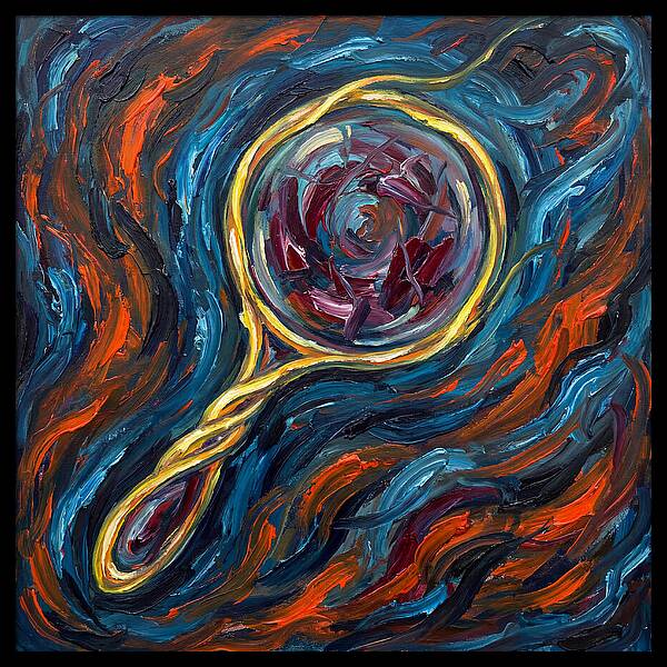 Magnifying Glass In Motion