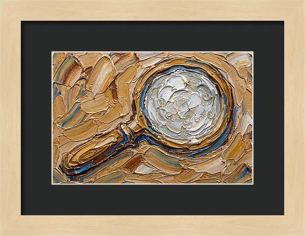 Magnifying Glass In Texture