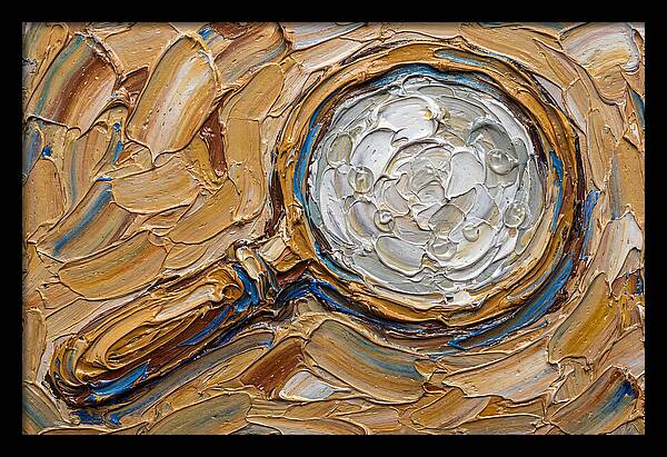 Magnifying Glass In Texture