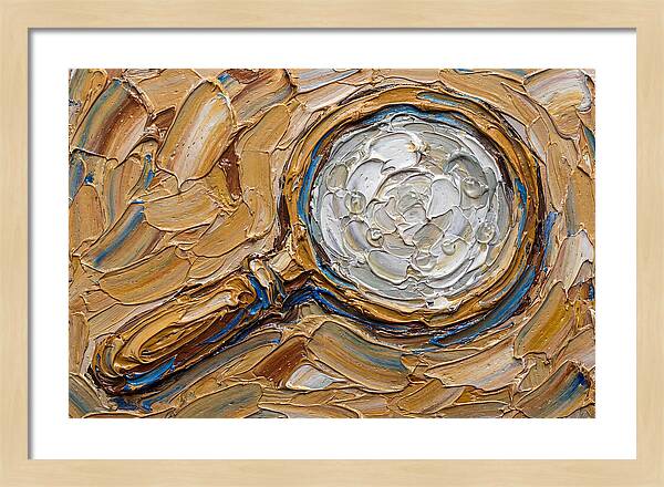 Magnifying Glass In Texture