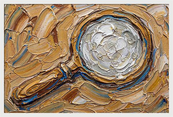 Magnifying Glass In Texture