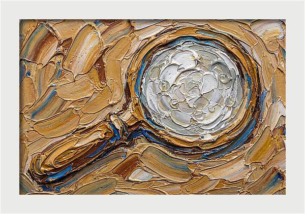 Magnifying Glass In Texture