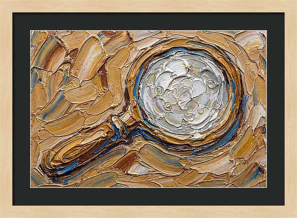 Magnifying Glass In Texture