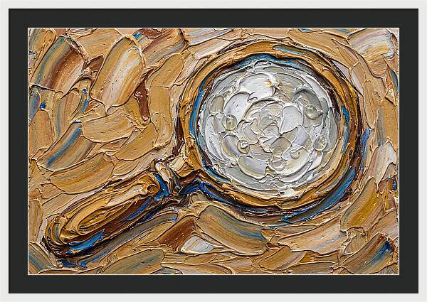 Magnifying Glass In Texture