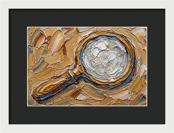 Magnifying Glass In Texture