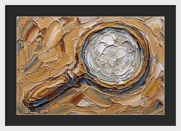 Magnifying Glass In Texture