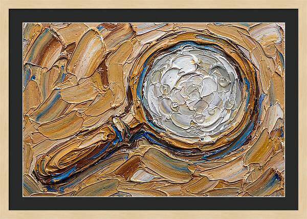Magnifying Glass In Texture