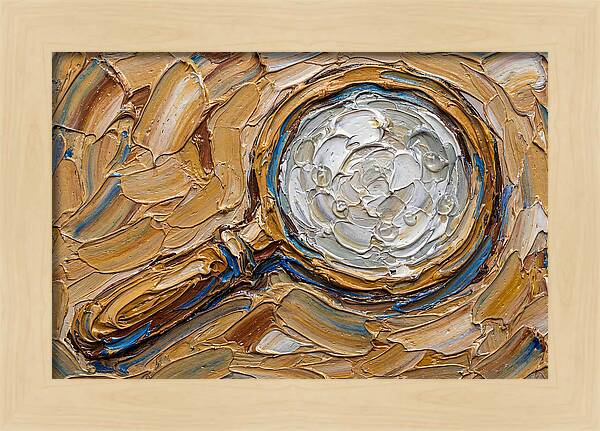 Magnifying Glass In Texture