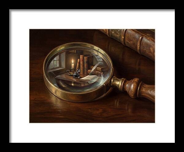 Magnifying Glass Reflection