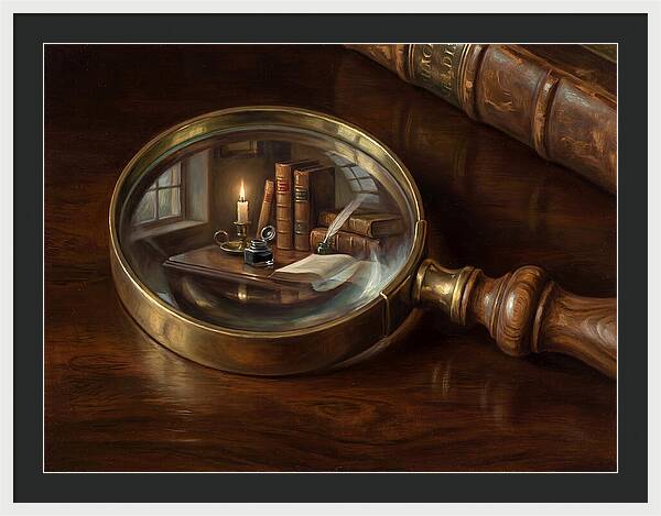 Magnifying Glass Reflection