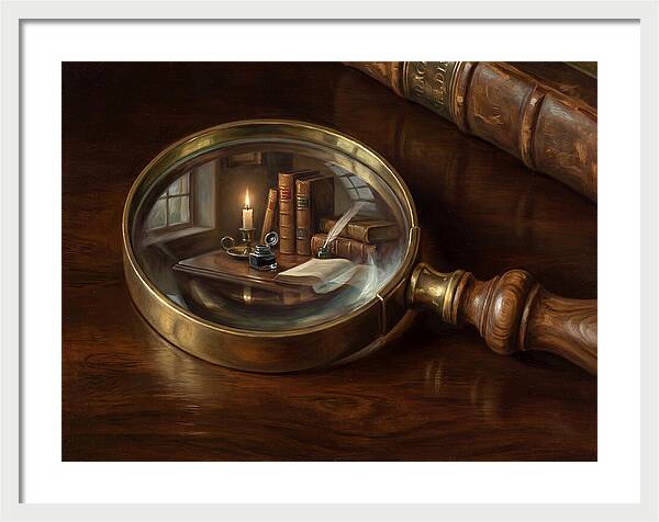 Magnifying Glass Reflection