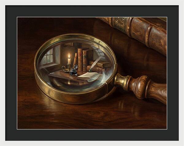 Magnifying Glass Reflection