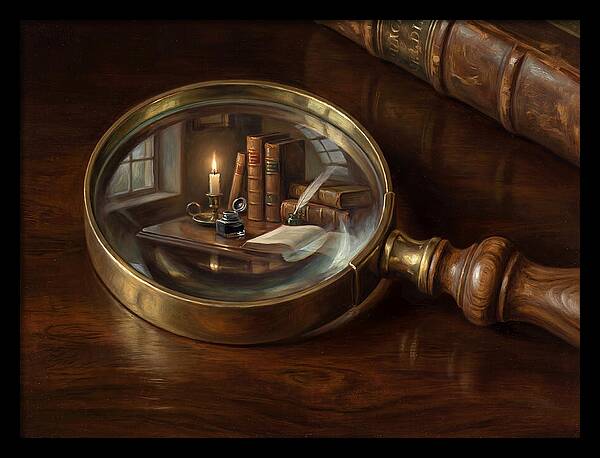 Magnifying Glass Reflection