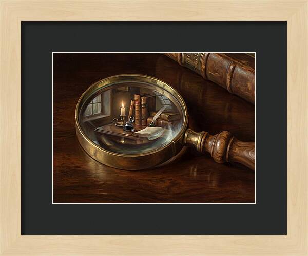 Magnifying Glass Reflection