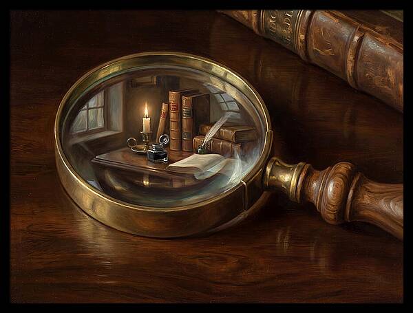 Magnifying Glass Reflection