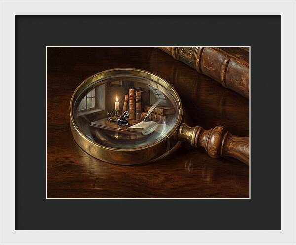 Magnifying Glass Reflection