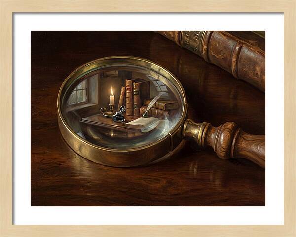 Magnifying Glass Reflection
