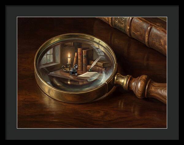 Magnifying Glass Reflection