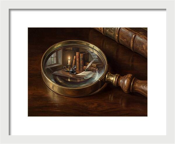 Magnifying Glass Reflection