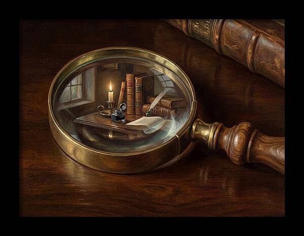 Magnifying Glass Reflection
