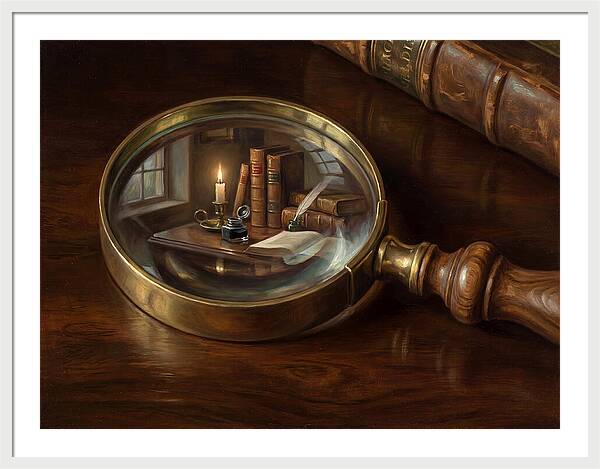 Magnifying Glass Reflection