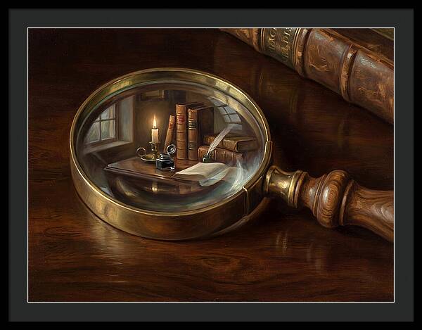 Magnifying Glass Reflection