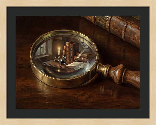 Magnifying Glass Reflection