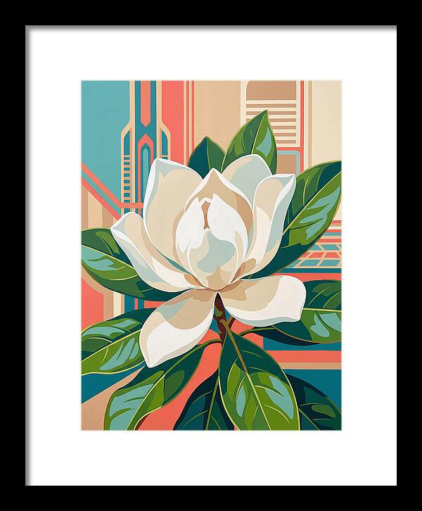 Magnolia Blooming Elegance