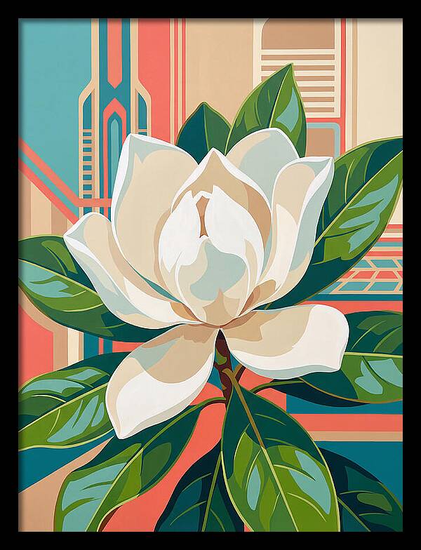 Magnolia Blooming Elegance