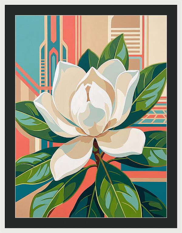 Magnolia Blooming Elegance