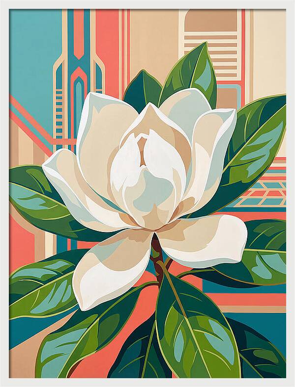 Magnolia Blooming Elegance