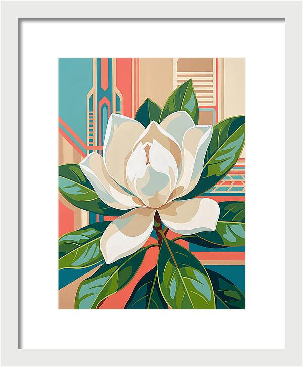 Magnolia Blooming Elegance
